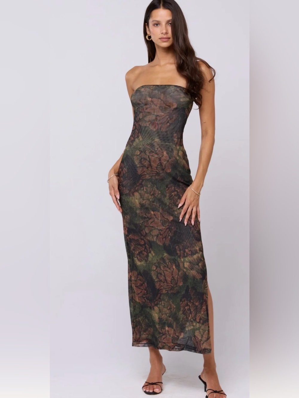 NWOT Resa Demi Mesh dress in Autumn